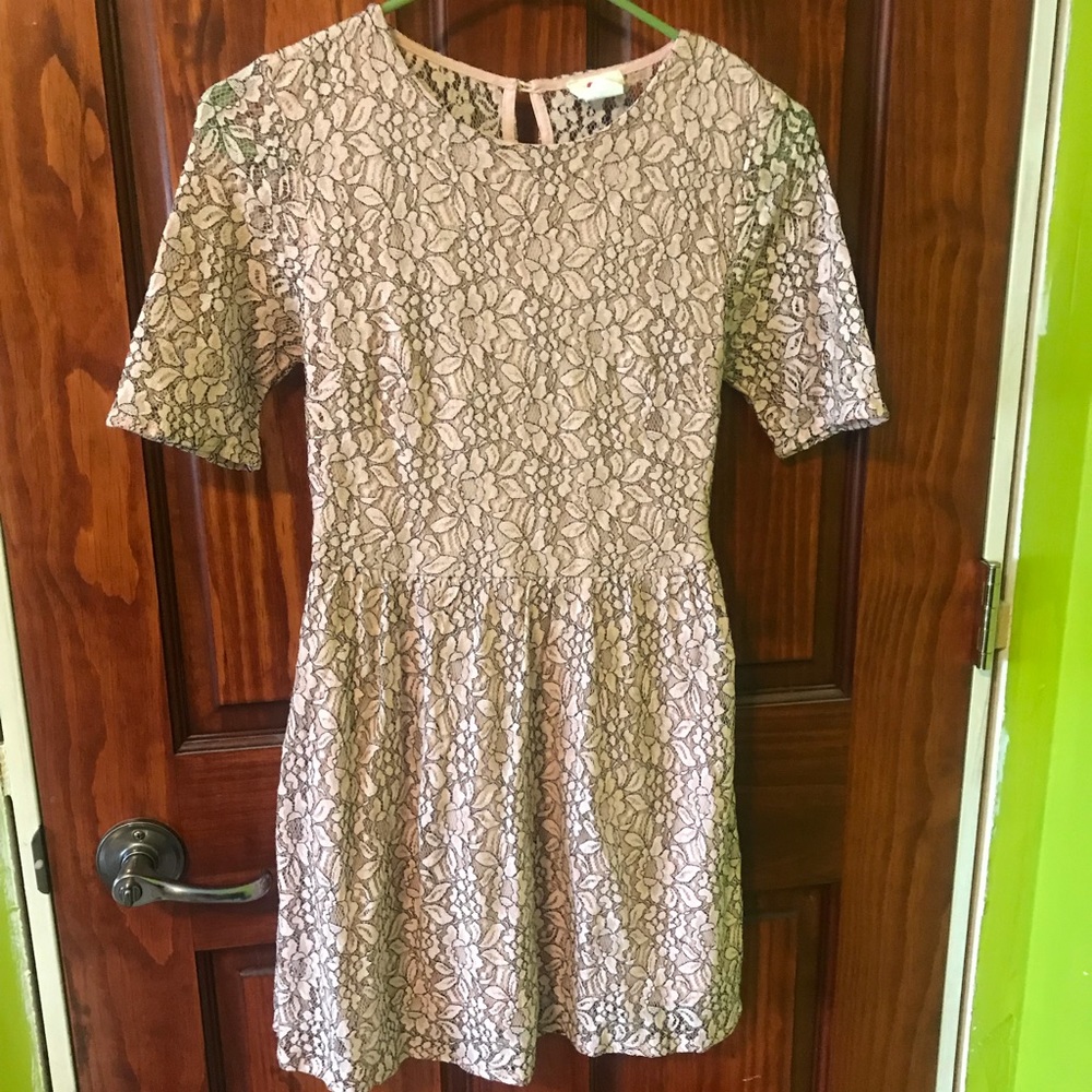 Lace Pink Dress